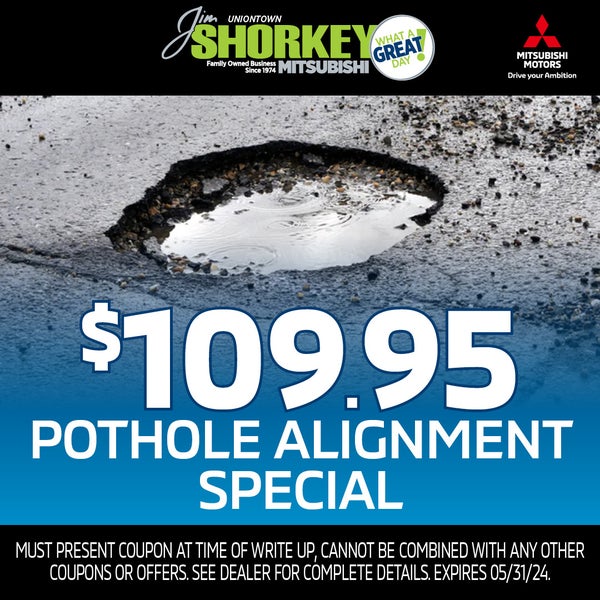 $109.95 Pothole Alignment special